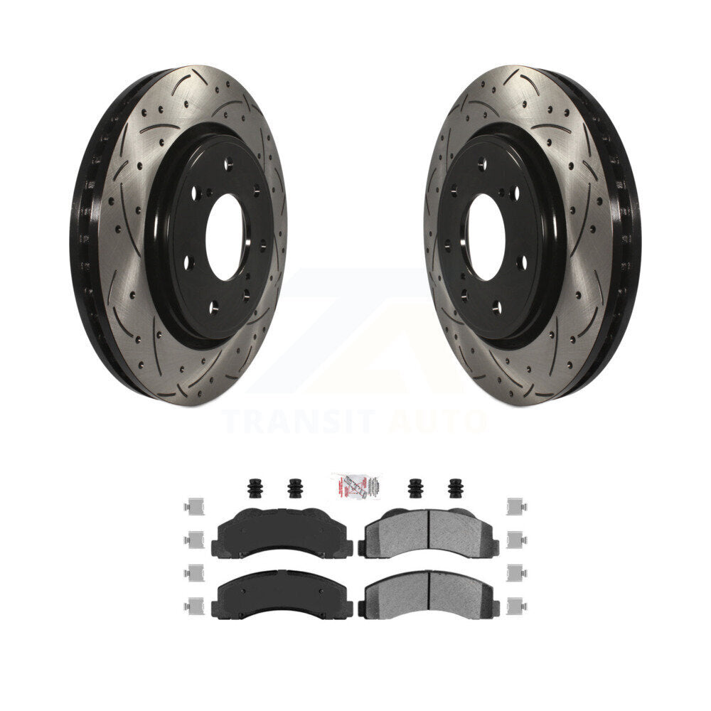 Coated Disc Rotors and Semi-Metallic Brake Pads Kit-KDA-102375 - Kit.bestparts.ca Kit.bestparts.ca