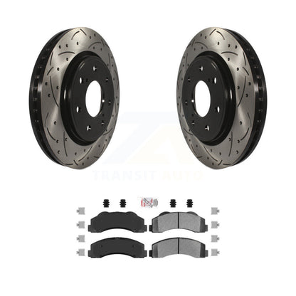 Coated Disc Rotors and Semi-Metallic Brake Pads Kit-KDA-102375 - Kit.bestparts.ca
