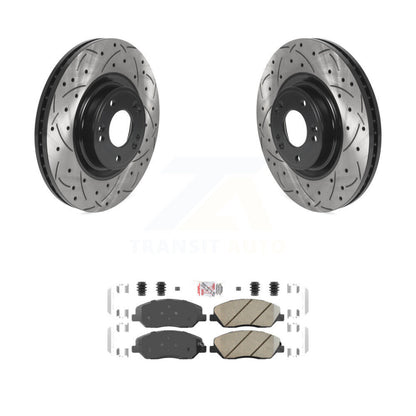 Coated Disc Rotors and Ceramic Brake Pads Kit-KDA-102385 - Kit.bestparts.ca