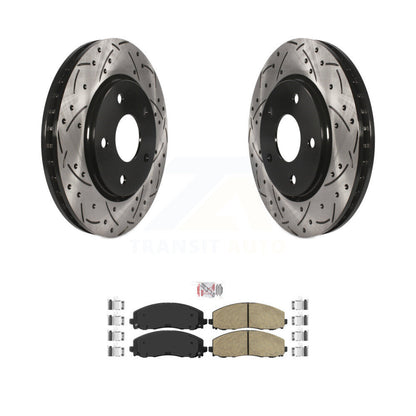 Coated Disc Rotors and Ceramic Brake Pads Kit-KDA-102391 - Kit.bestparts.ca