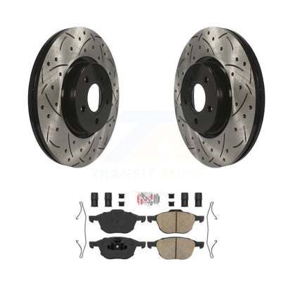 Coated Disc Rotors and Ceramic Brake Pads Kit-KDA-102392 - Kit.bestparts.ca