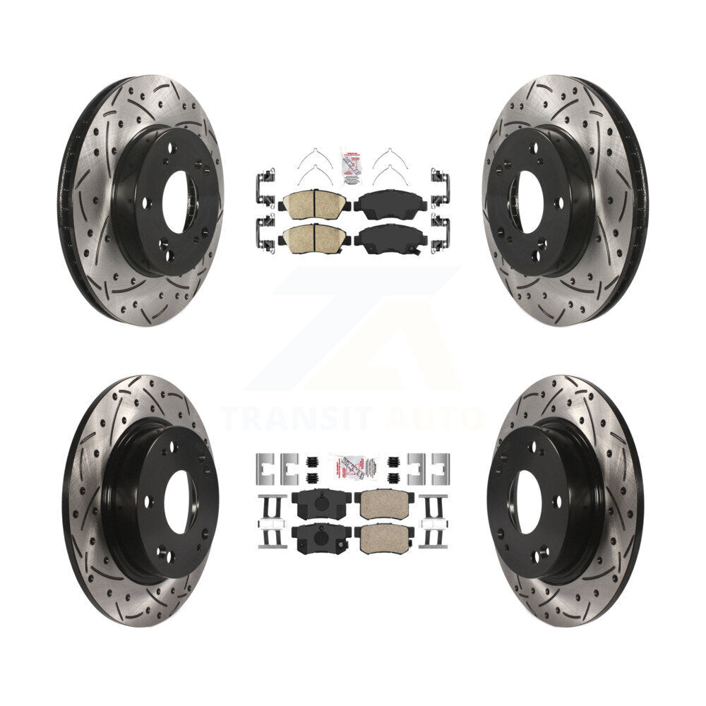 Disc Rotors and Ceramic Brake Pads Kit-KDA-102411 - Kit.bestparts.ca