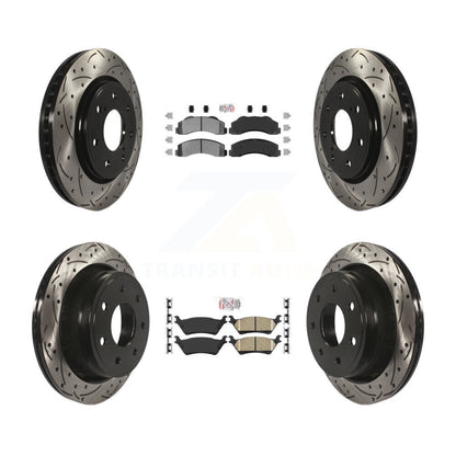 Disc Rotors and Semi-Metallic (Front) & Ceramic (Rear) Brake Pads Kit-KDA-102468 - Kit.bestparts.ca