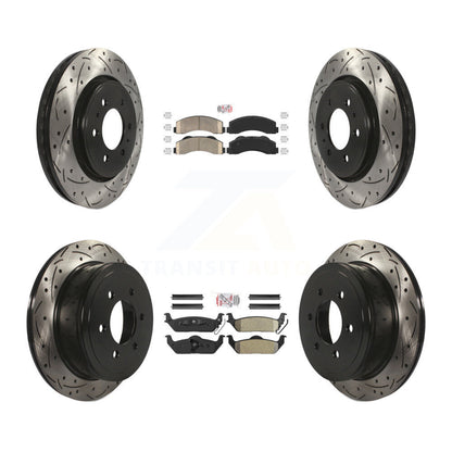 Disc Rotors and Ceramic (Front) & Semi-Metallic (Rear) Brake Pads Kit-KDA-102488 - Kit.bestparts.ca