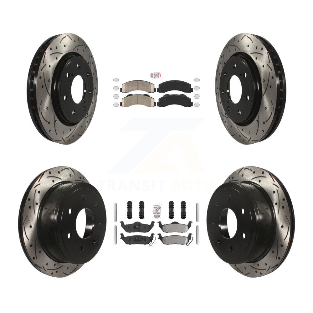 Disc Rotors and Ceramic (Front) & Semi-Metallic (Rear) Brake Pads Kit-KDA-102491 - Kit.bestparts.ca Kit.bestparts.ca