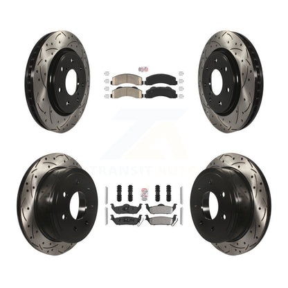 Disc Rotors and Ceramic (Front) & Semi-Metallic (Rear) Brake Pads Kit-KDA-102491 - Kit.bestparts.ca