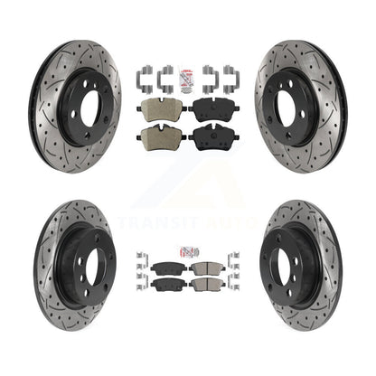 Disc Rotors and Semi-Metallic (Front) & Ceramic (Rear) Brake Pads Kit-KDA-102492 - Kit.bestparts.ca