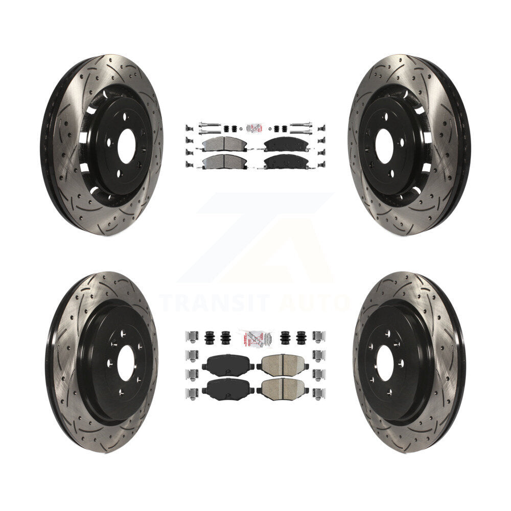 Disc Rotors and Semi-Metallic (Front) & Ceramic (Rear) Brake Pads Kit-KDA-102499 - Kit.bestparts.ca Kit.bestparts.ca