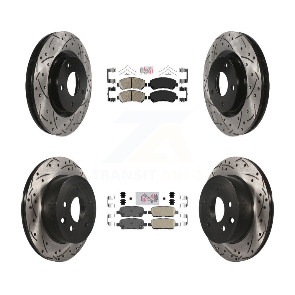 disc rotors and ceramic brake pads-kda-102524 - Kit.bestparts.ca