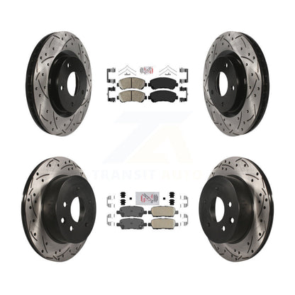 disc rotors and ceramic brake pads-kda-102524 - Kit.bestparts.ca
