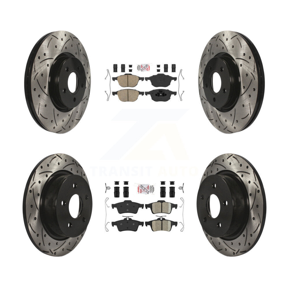 Disc Rotors and Ceramic Brake Pads Kit-KDA-102543 - Kit.bestparts.ca Kit.bestparts.ca