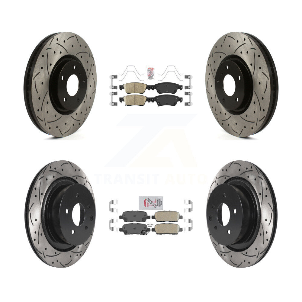 Disc Rotors and Ceramic Brake Pads Kit-KDA-102569 - Kit.bestparts.ca
