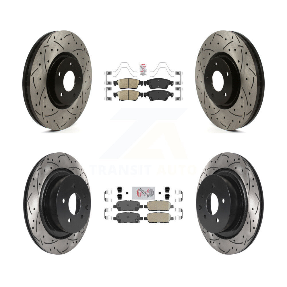 Disc Rotors and Ceramic Brake Pads Kit-KDA-102570 - Kit.bestparts.ca