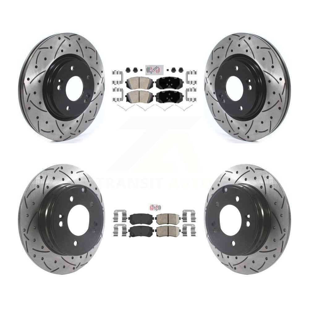 Disc Rotors and Ceramic Brake Pads Kit-KDA-102590 - Kit.bestparts.ca