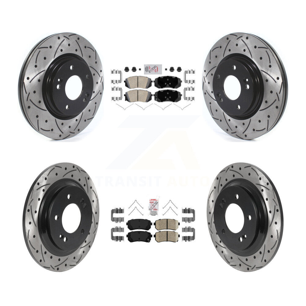 Disc Rotors and Ceramic Brake Pads Kit-KDA-102598 - Kit.bestparts.ca