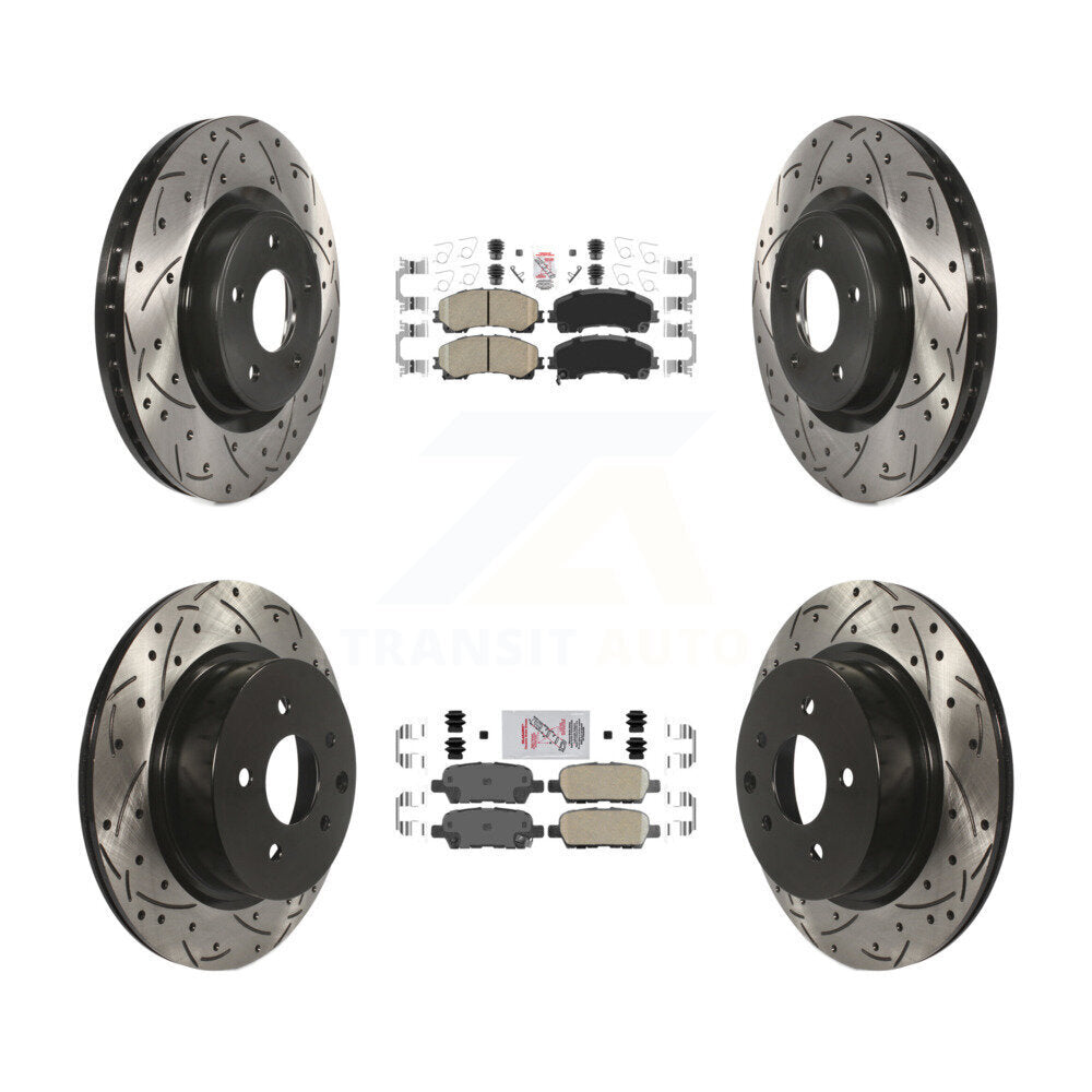Disc Rotors and Ceramic Brake Pads Kit-KDA-102606 - Kit.bestparts.ca