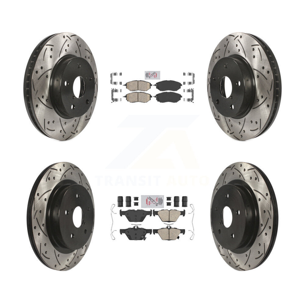 Disc Rotors and Ceramic Brake Pads Kit-KDA-102631 - Kit.bestparts.ca
