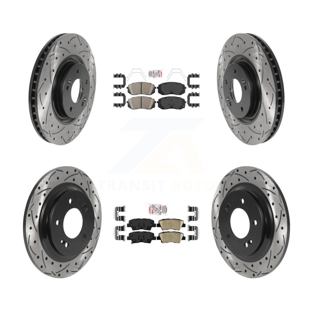 Disc Rotors and Ceramic Brake Pads Kit-KDA-102657 - Kit.bestparts.ca Kit.bestparts.ca