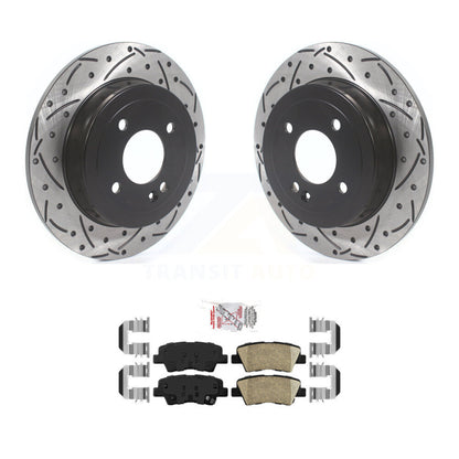 Coated Disc Rotors and Ceramic Brake Pads Kit-KDA-102703 - Kit.bestparts.ca