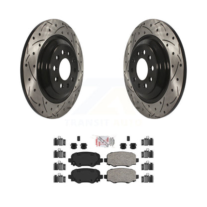 Coated Disc Rotors and Ceramic Brake Pads Kit-KDA-102706 - Kit.bestparts.ca