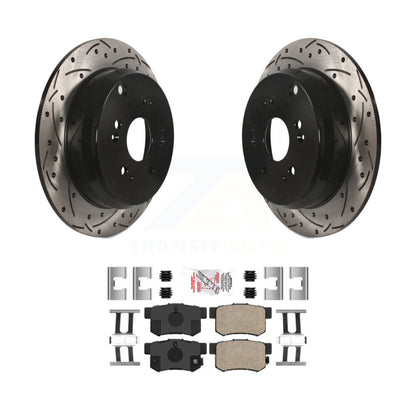 Coated Disc Rotors and Ceramic Brake Pads Kit-KDA-102708 - Kit.bestparts.ca