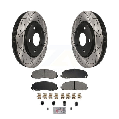 Coated Disc Rotors and Semi-Metallic Brake Pads Kit-KDA-102749 - Kit.bestparts.ca