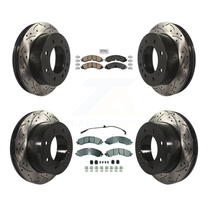 Disc Rotors and Ceramic (Front) & Semi-Metallic (Rear) Brake Pads Kit-KDA-102758 - Kit.bestparts.ca