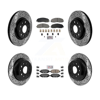 Disc Rotors and Semi-Metallic (Front) & Ceramic (Rear) Brake Pads Kit-KDA-102766 - Kit.bestparts.ca