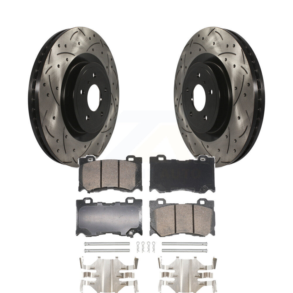 coated disc rotors and ceramic brake pads-kda-102779 - Kit.bestparts.ca