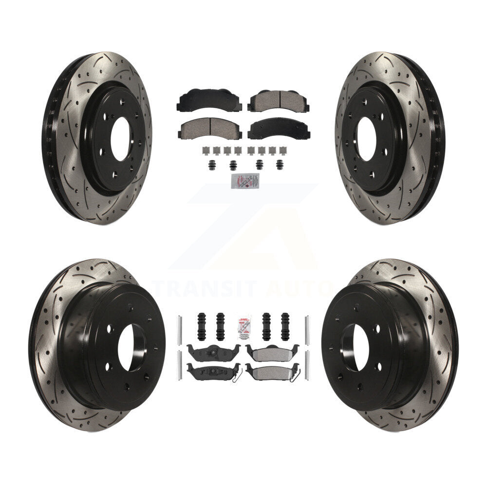 Disc Rotors and Ceramic (Front) & Semi-Metallic (Rear) Brake Pads Kit-KDA-102830 - Kit.bestparts.ca Kit.bestparts.ca