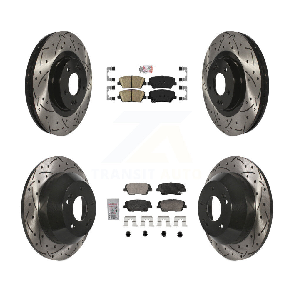 Disc Rotors and Ceramic Brake Pads Kit-KDA-102844 - Kit.bestparts.ca Kit.bestparts.ca