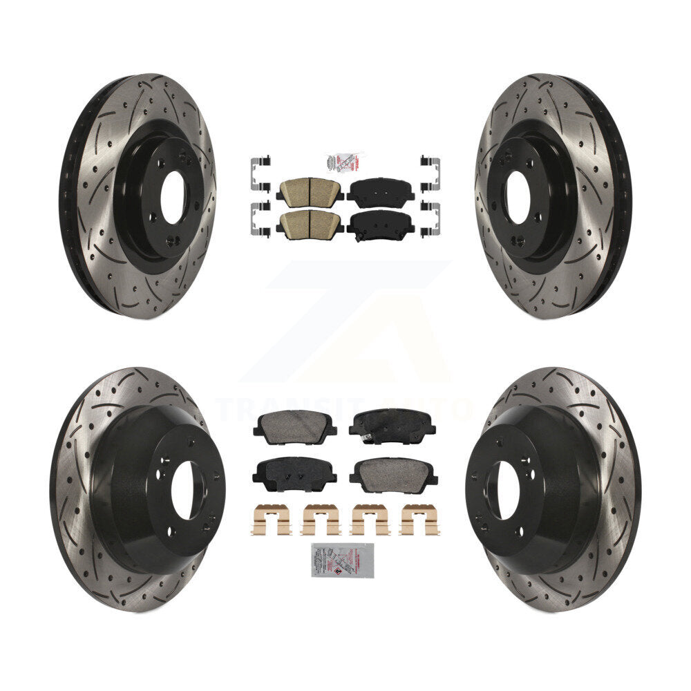 Disc Rotors and Ceramic Brake Pads Kit-KDA-102845 - Kit.bestparts.ca Kit.bestparts.ca