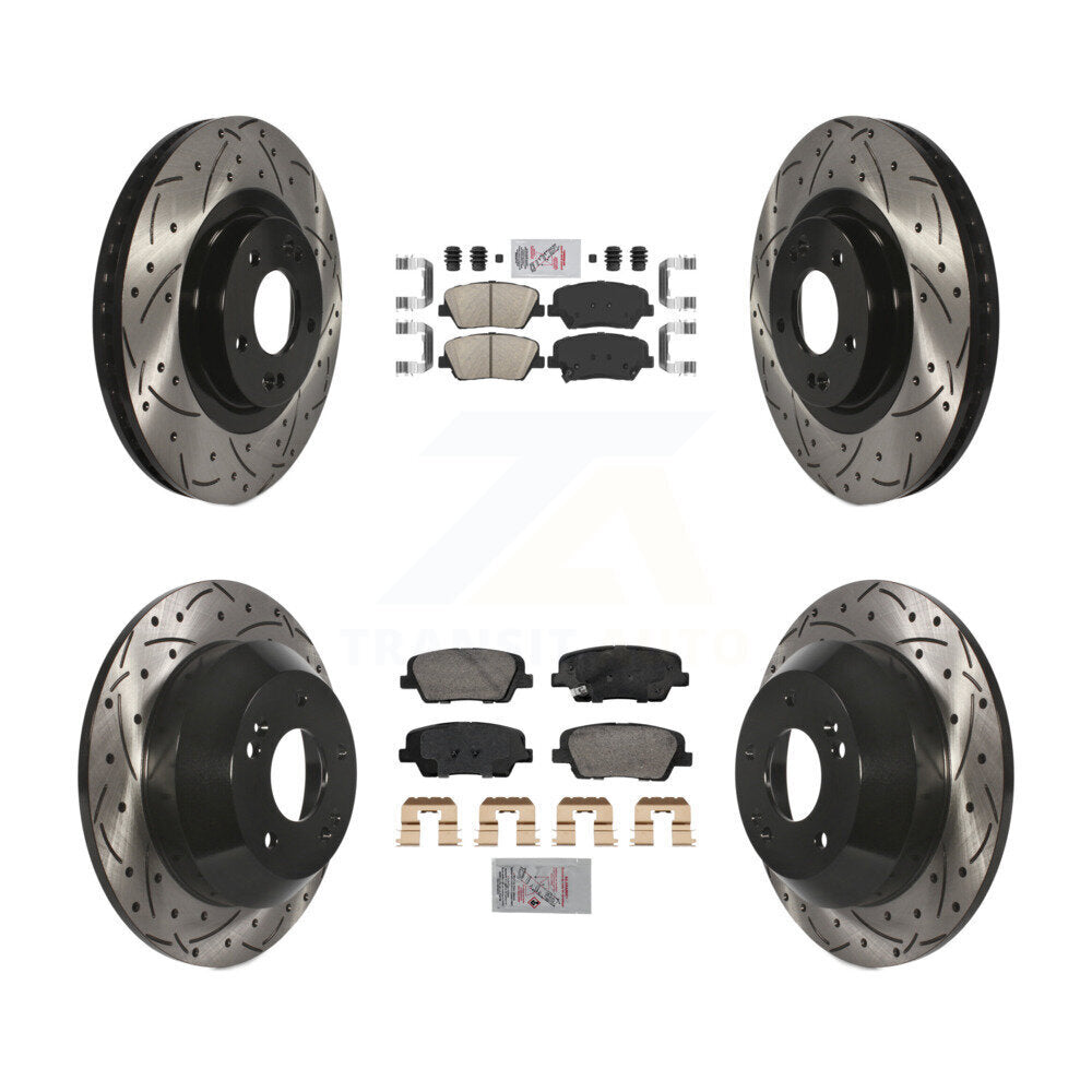 Disc Rotors and Ceramic Brake Pads Kit-KDA-102847 - Kit.bestparts.ca
