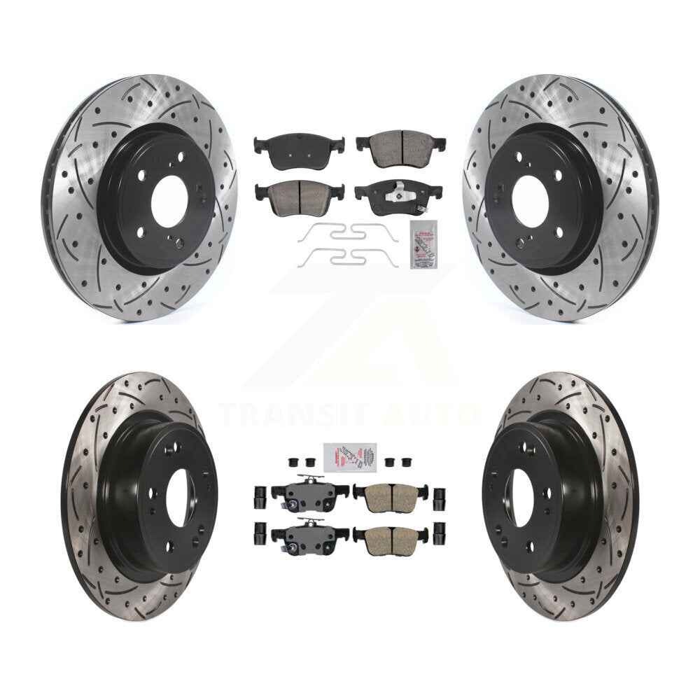 Disc Rotors and Ceramic Brake Pads Kit-KDA-102875 - Kit.bestparts.ca