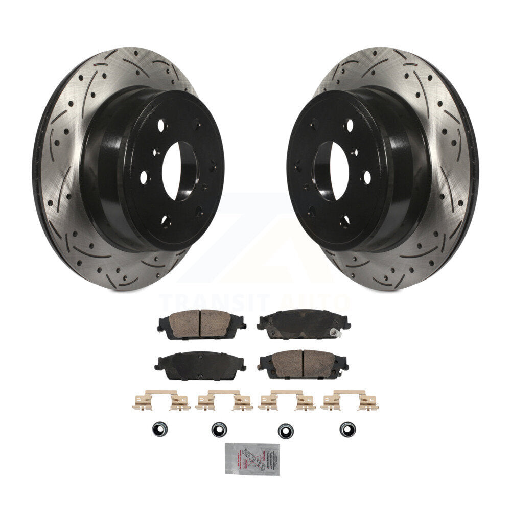 Coated Disc Rotors and Ceramic Brake Pads Kit-KDA-102905 - Kit.bestparts.ca