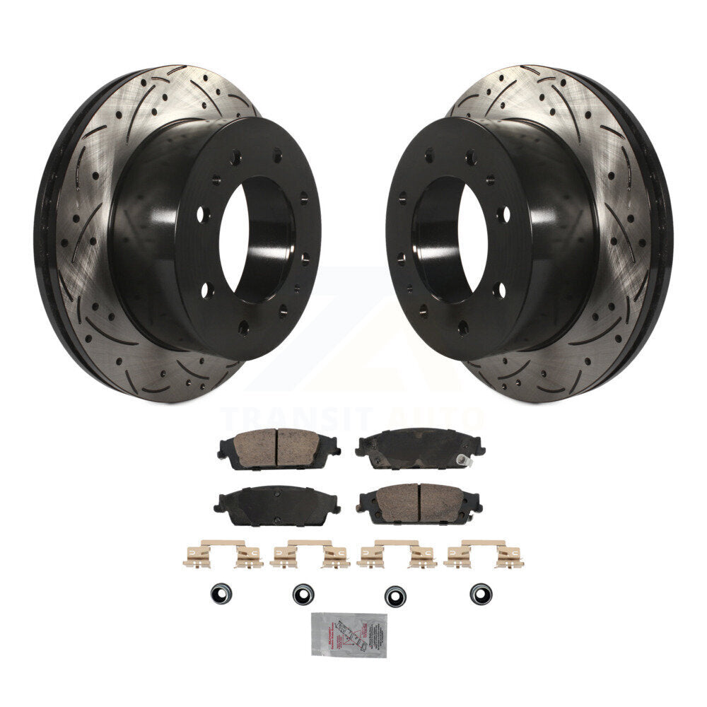 Coated Disc Rotors and Ceramic Brake Pads Kit-KDA-102906 - Kit.bestparts.ca