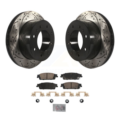Coated Disc Rotors and Ceramic Brake Pads Kit-KDA-102906 - Kit.bestparts.ca