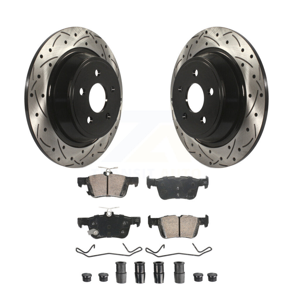 Coated Disc Rotors and Ceramic Brake Pads Kit-KDA-102909