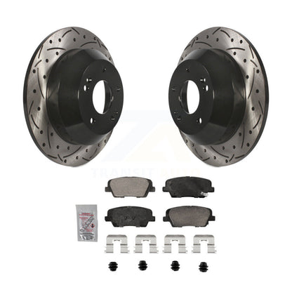 Coated Disc Rotors and Ceramic Brake Pads Kit-KDA-102911 - Kit.bestparts.ca