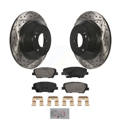 Coated Disc Rotors and Ceramic Brake Pads Kit-KDA-102912 - Kit.bestparts.ca