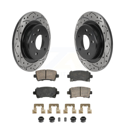 Coated Disc Rotors and Ceramic Brake Pads Kit-KDA-102917 - Kit.bestparts.ca