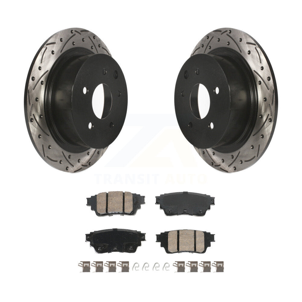 Coated Disc Rotors and Ceramic Brake Pads Kit-KDA-102919 - Kit.bestparts.ca