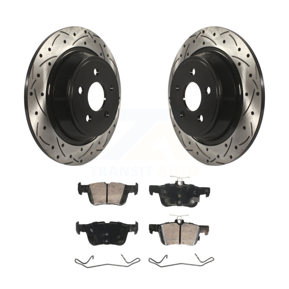 Coated Disc Rotors and Ceramic Brake Pads Kit-KDA-102944