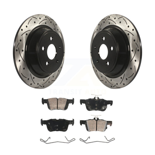 Coated Disc Rotors and Ceramic Brake Pads Kit-KDA-102944