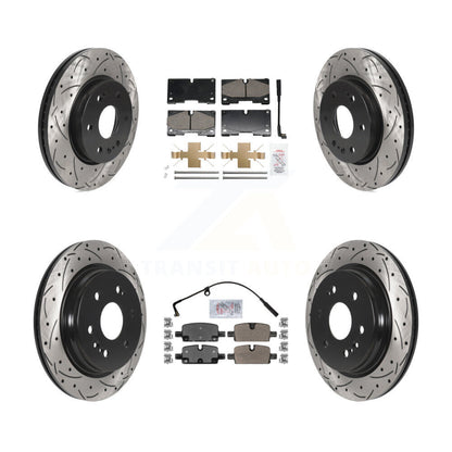 Disc Rotors and Ceramic (Front) & Semi-Metallic (Rear) Brake Pads Kit-KDA-102959 - Kit.bestparts.ca