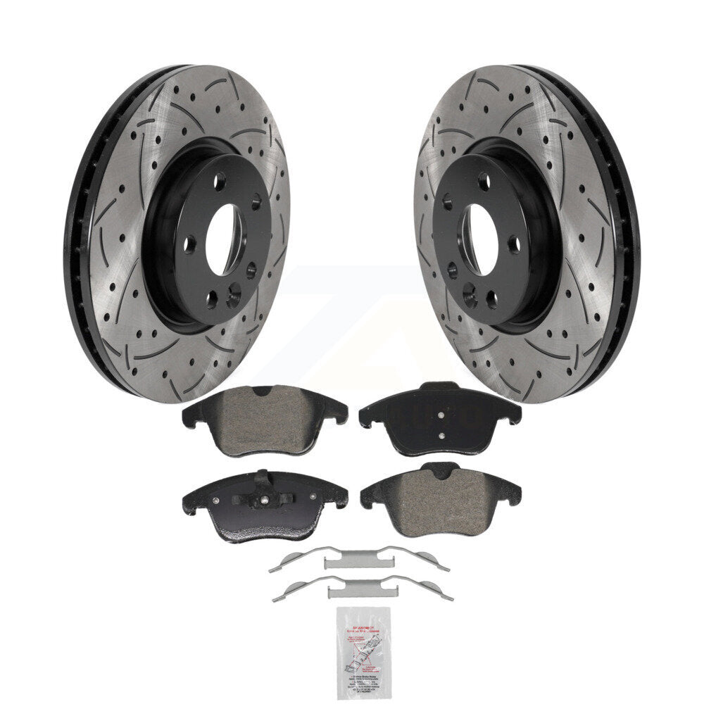 Coated Disc Rotors and Semi-Metallic Brake Pads Kit-KDA-102987 - Kit.bestparts.ca Kit.bestparts.ca
