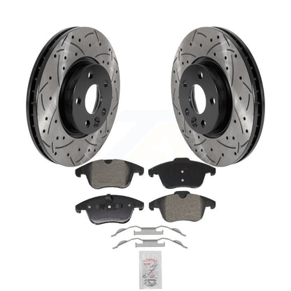 Coated Disc Rotors and Semi-Metallic Brake Pads Kit-KDA-102987 - Kit.bestparts.ca