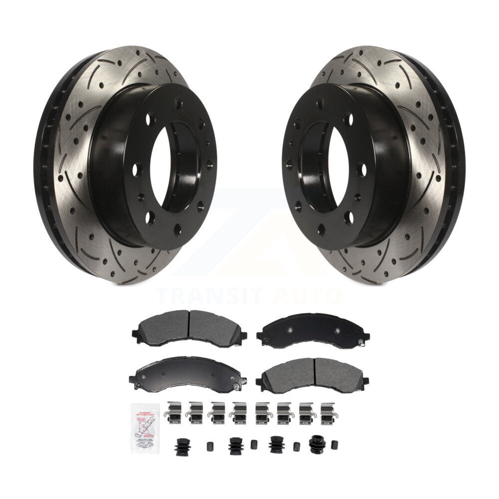 Coated Disc Rotors and Semi-Metallic Brake Pads Kit-KDA-102988 - Kit.bestparts.ca