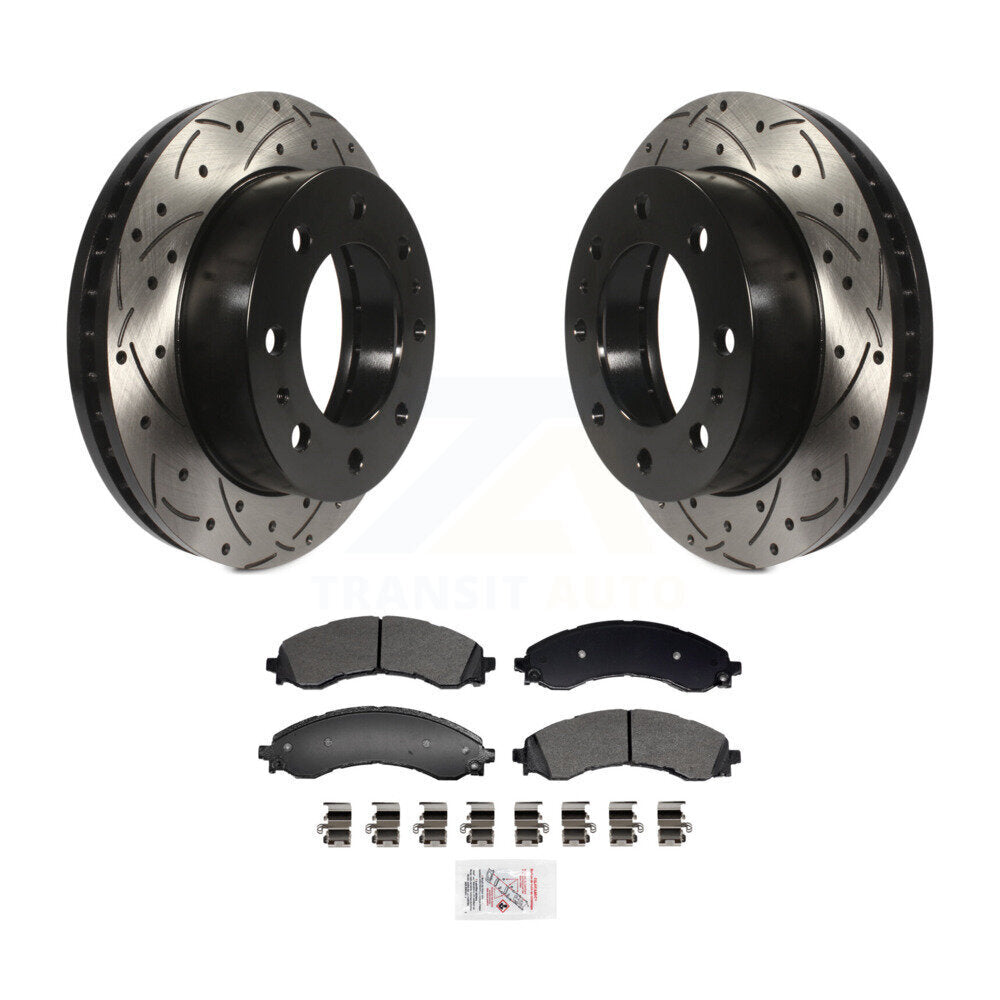 Coated Disc Rotors and Semi-Metallic Brake Pads Kit-KDA-102989 - Kit.bestparts.ca