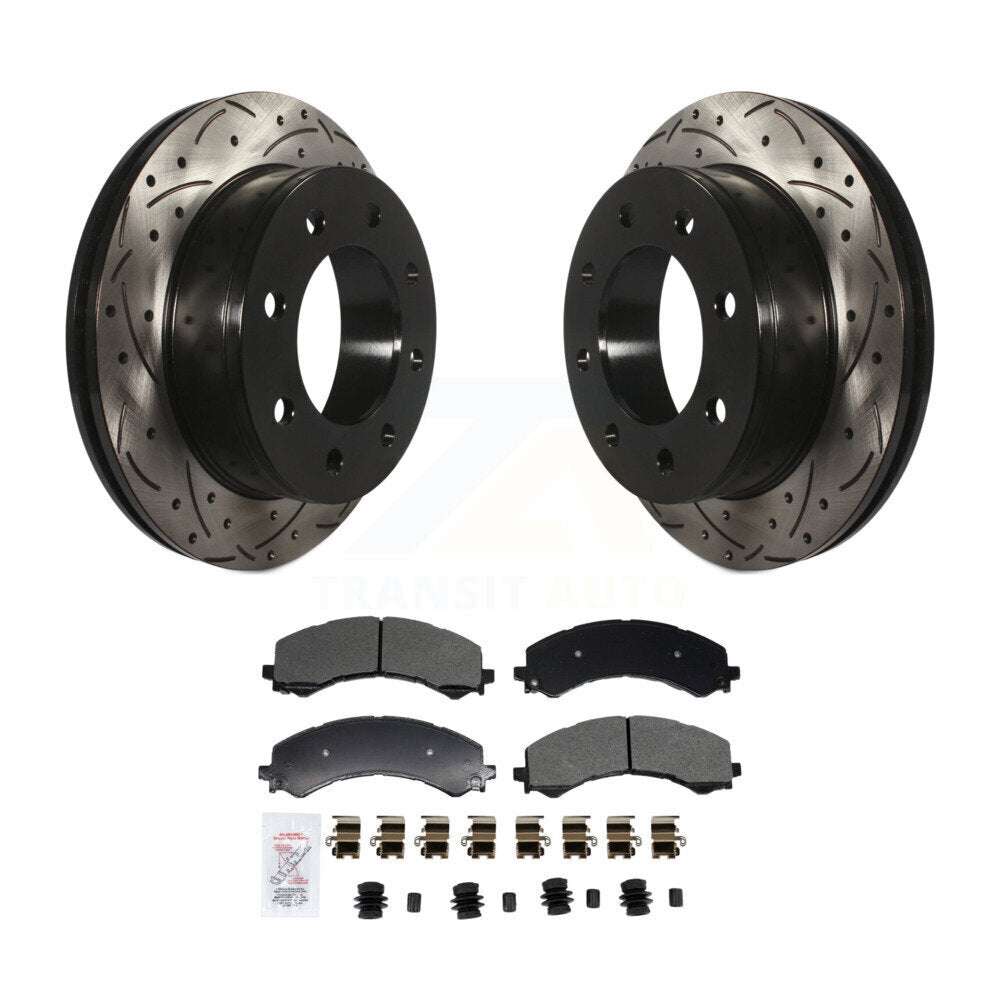 Coated Disc Rotors and Semi-Metallic Brake Pads Kit-KDA-102998 - Kit.bestparts.ca